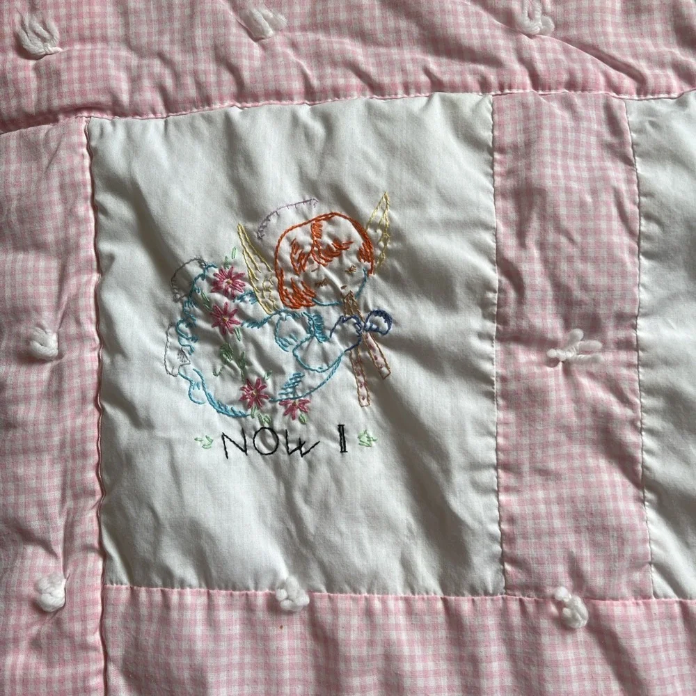 Vintage Quilt Embroidered Squares 39